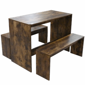 Table + 2 bancs
