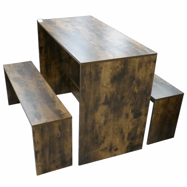 Table + 2 bancs – Image 4