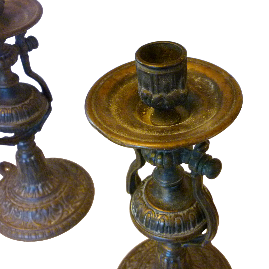 Paire de bougeoirs à balancier – Image 4