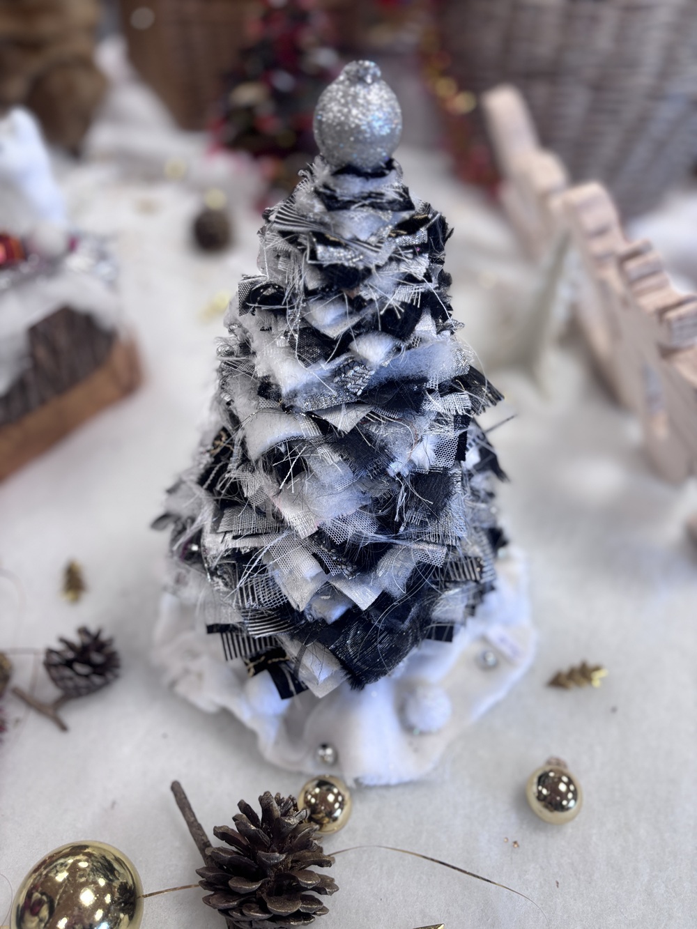 Sapin de Noël FLOCONS DE NEIGE – Image 3