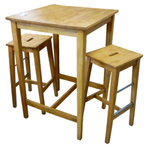 Mange-debout & 2 tabourets